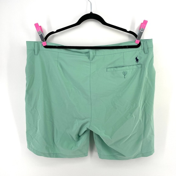 Polo Ralph Lauren Mens Size 42 Performance Golf Shorts Mint Green Stretch Preppy - Picture 2 of 10